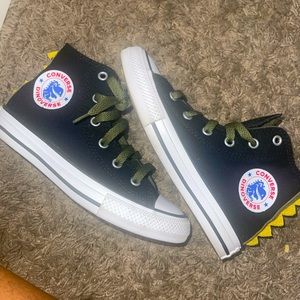 Black Dino Converse